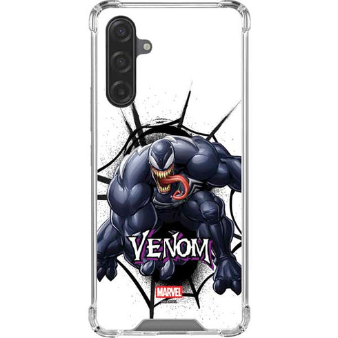 Marvel Venom Reaching Forward Galaxy A17 Clear Case