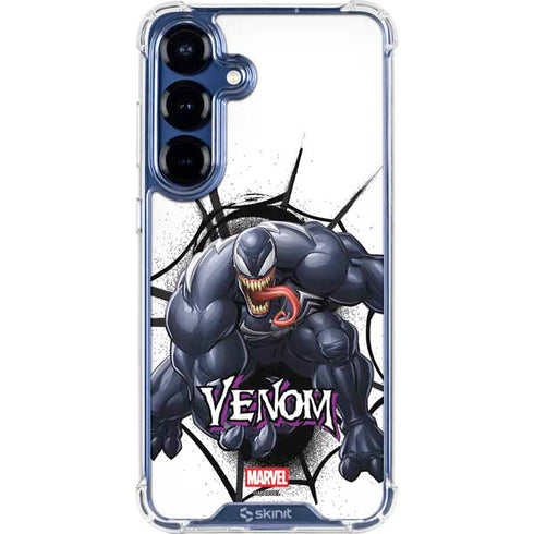 Marvel Venom Reaching Forward Galaxy S25 FE Clear Case