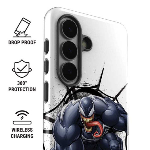Marvel Venom Reaching Forward Galaxy S26 Plus Impact Case