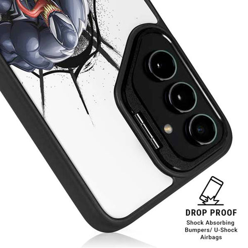Marvel Venom Reaching Forward Galaxy S26 Plus Kickstand Case