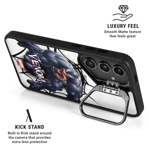 Marvel Venom Reaching Forward Galaxy S26 Ultra Kickstand Case