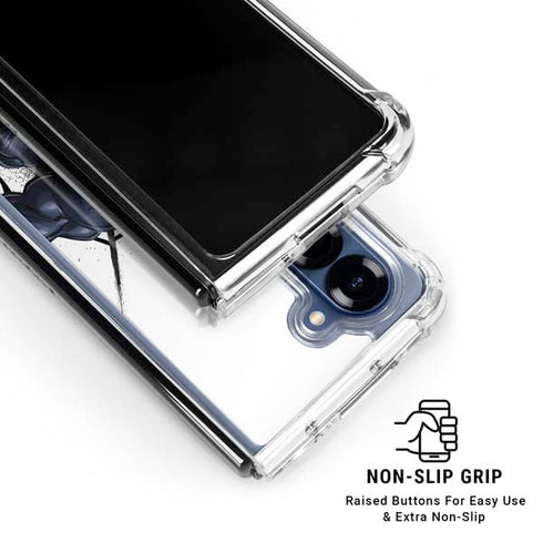 Marvel Venom Reaching Forward Galaxy Z Fold7 Clear Case