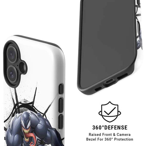 Marvel Venom Reaching Forward iPhone 16 Plus Magsafe Impact Case