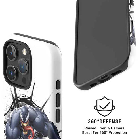 Marvel Venom Reaching Forward iPhone 16 Pro Magsafe Impact Case