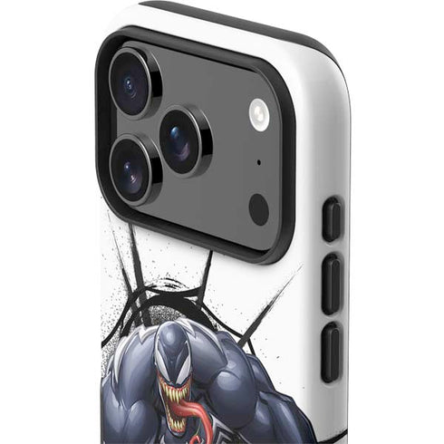 Marvel Venom Reaching Forward iPhone 17 Pro Impact Case