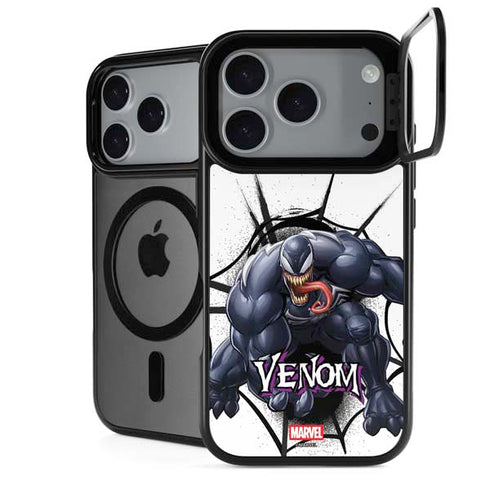 Marvel Venom Reaching Forward iPhone 17 Pro Max Kickstand Case