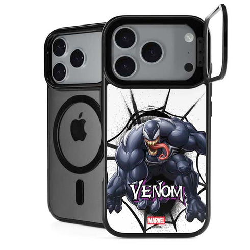 Marvel Venom Reaching Forward iPhone 18 Pro Kickstand Case