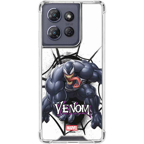 Marvel Venom Reaching Forward Moto G Power 5G (2025) Clear Case