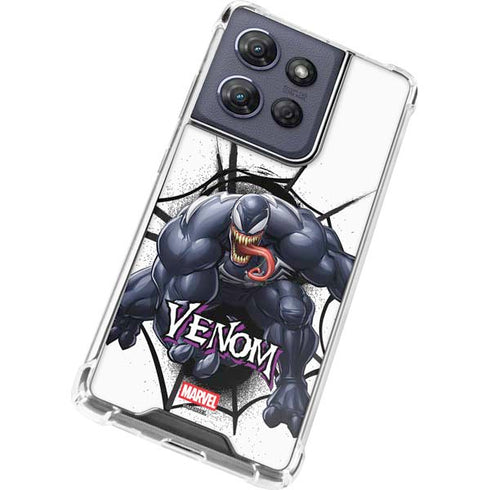Marvel Venom Reaching Forward Moto G Power 5G (2025) Clear Case