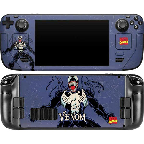 Marvel Classic Comics Venom Steam Deck Handheld Gaming Computer Skin