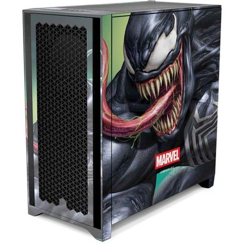 Marvel Venom Symbiote Corsair 4000D Tempered Glass Mid-Tower ATX Case Skin