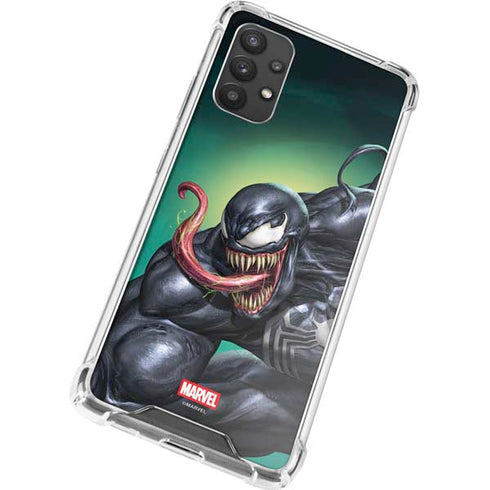 Marvel Venom Symbiote Galaxy A32 5G Clear Case