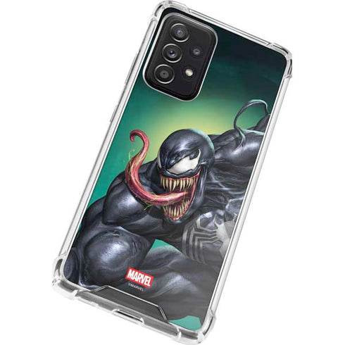 Marvel Venom Symbiote Galaxy A72 5G Clear Case