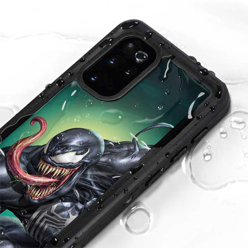 Marvel Venom Symbiote Galaxy S20 Plus Waterproof Case