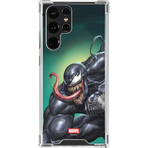 Marvel Venom Symbiote Galaxy S22 Ultra Clear Case