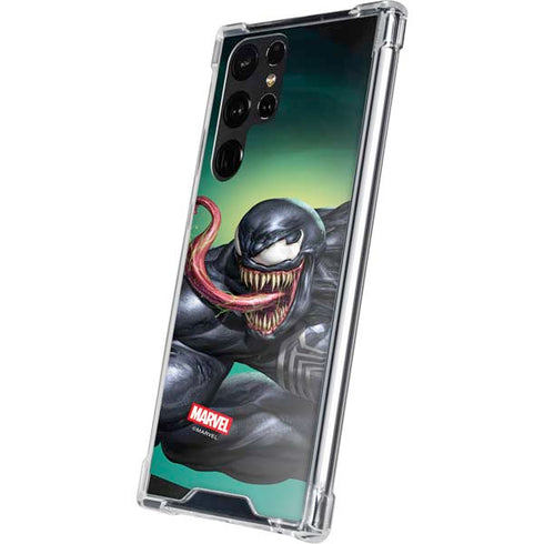 Marvel Venom Symbiote Galaxy S22 Ultra Clear Case