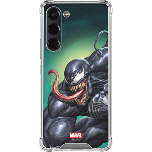 Marvel Venom Symbiote Galaxy S23 FE Clear Case