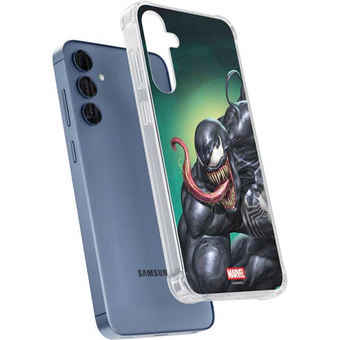 Marvel Venom Symbiote Galaxy S24 Clear Case