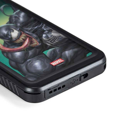 Marvel Venom Symbiote Galaxy S24 Plus Waterproof Case