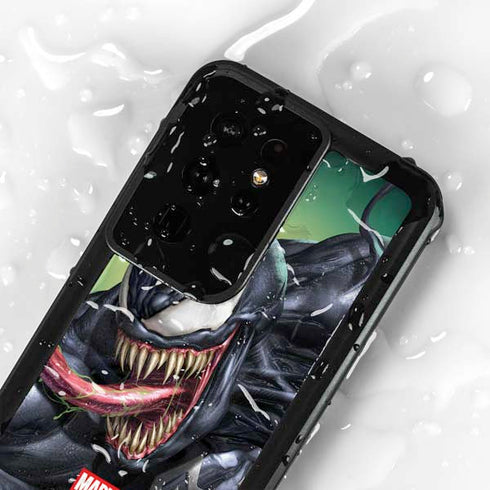 Marvel Venom Symbiote Galaxy S24 Ultra Waterproof Case