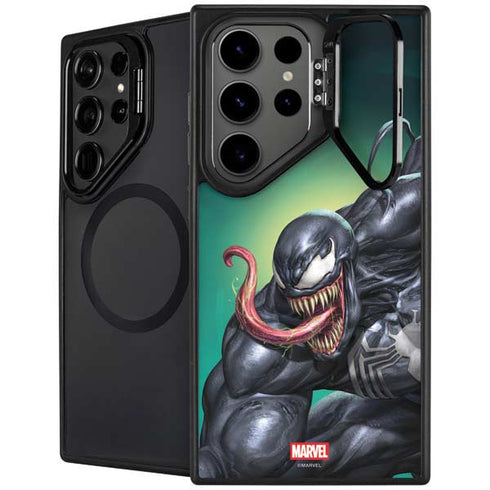 Marvel Venom Symbiote Galaxy S25 Ultra Kickstand Case