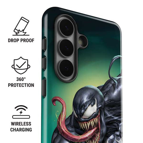 Marvel Venom Symbiote Galaxy S26 Impact Case