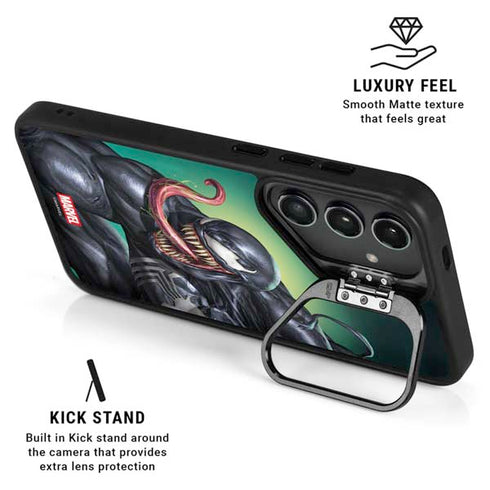 Marvel Venom Symbiote Galaxy S26 Ultra Kickstand Case
