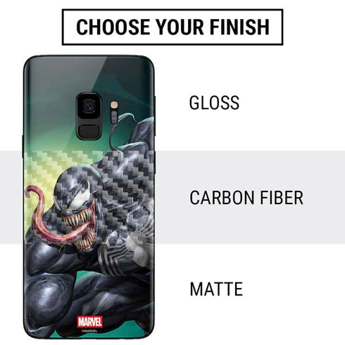 Marvel Venom Symbiote Galaxy S9 Skin