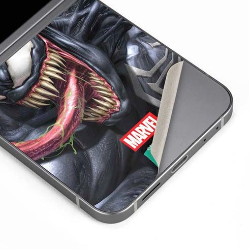 Marvel Venom Symbiote Galaxy Z Flip6 Skin