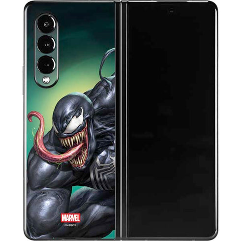 Marvel Venom Symbiote Galaxy Z Fold3 5G Skin
