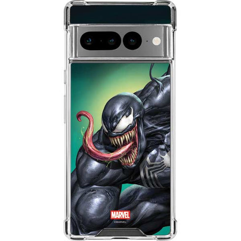 Marvel Venom Symbiote Google Pixel 7 Pro Clear Case