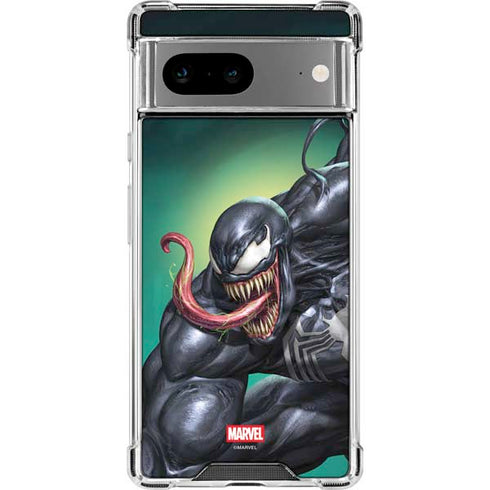 Marvel Venom Symbiote Google Pixel 8a Clear Case