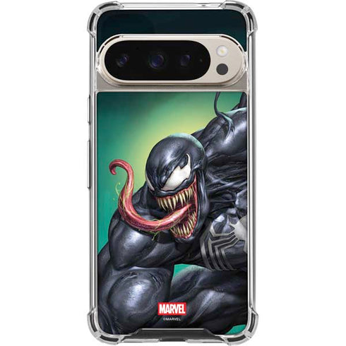 Marvel Venom Symbiote Google Pixel 9 Pro XL Clear Case