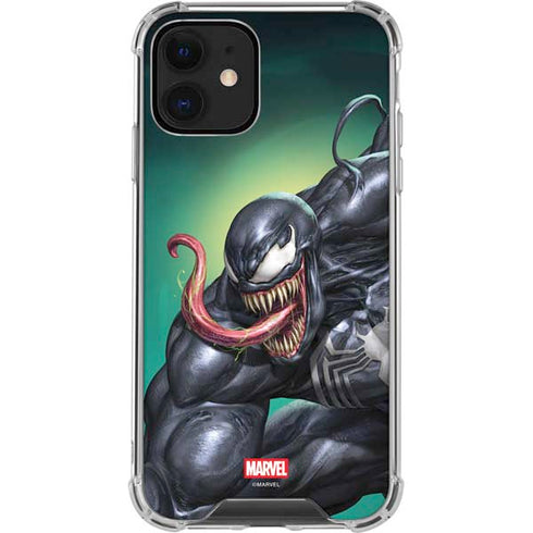 Marvel Venom Symbiote iPhone 12 Clear Case