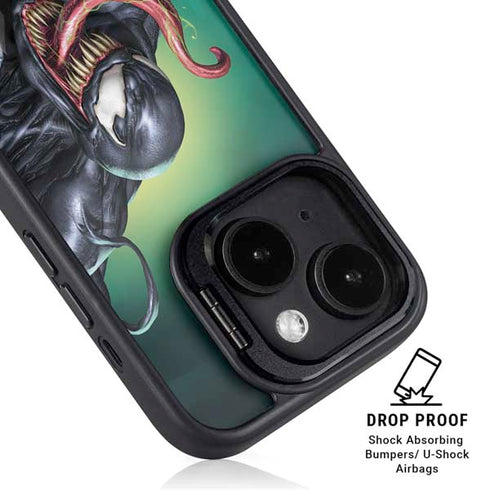 Marvel Venom Symbiote iPhone 14 Kickstand Case