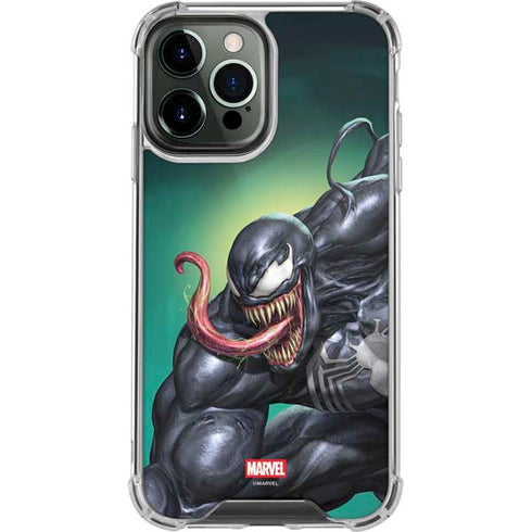 Marvel Venom Symbiote iPhone 14 Pro Max Clear Case