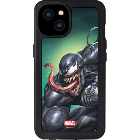 Marvel Venom Symbiote iPhone 15 Plus Waterproof Case