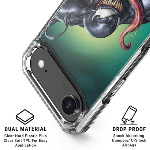 Marvel Venom Symbiote iPhone 17 Air Clear Case