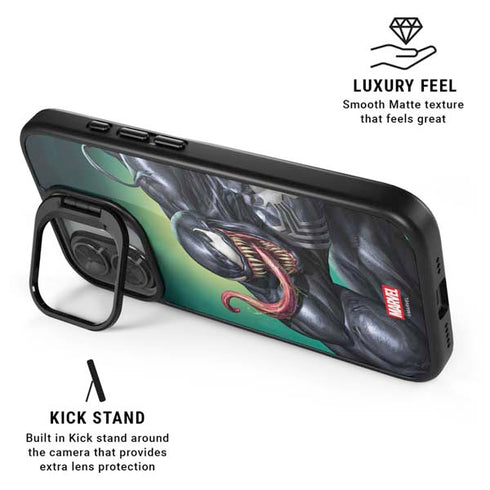 Marvel Venom Symbiote iPhone 17 Kickstand Case