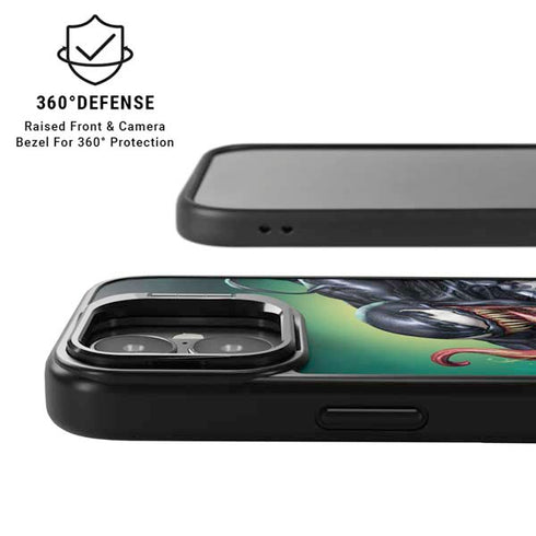 Marvel Venom Symbiote iPhone 17 Kickstand Case