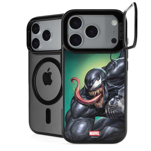 Marvel Venom Symbiote iPhone 17 Pro Kickstand Case