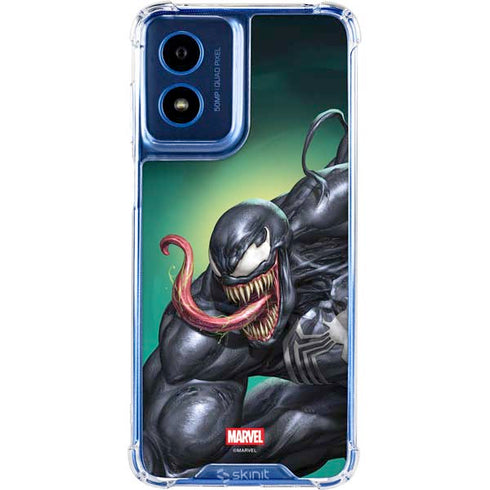 Marvel Venom Symbiote Moto G 5G (2024) Clear Case