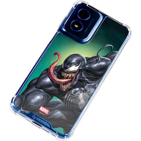 Marvel Venom Symbiote Moto G 5G (2024) Clear Case