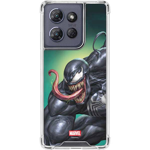 Marvel Venom Symbiote Moto G 5G (2025) Clear Case