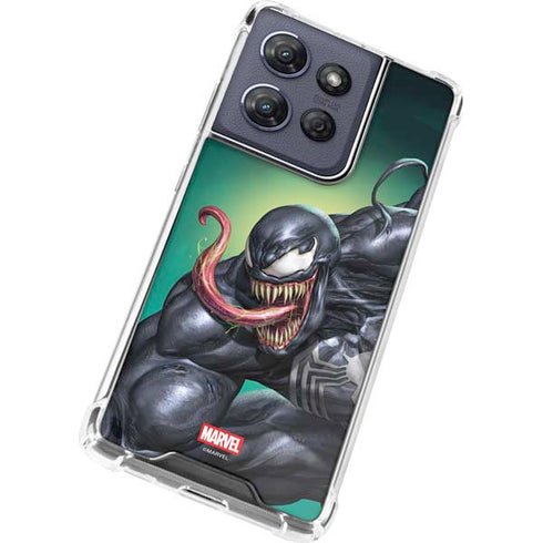 Marvel Venom Symbiote Moto G 5G (2025) Clear Case