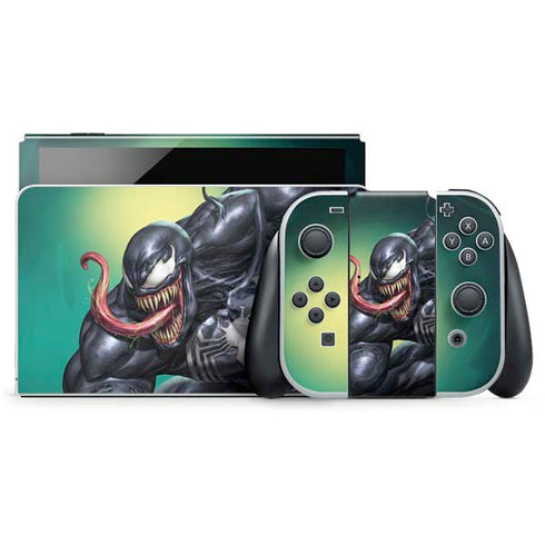Marvel Venom Symbiote Nintendo Switch OLED (2021) Skin