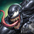 Marvel Venom Symbiote PlayStation 4 Gold Wireless Headset Skin