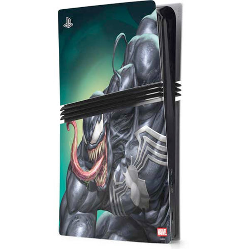 Marvel Venom Symbiote PS5 Pro Console Skin