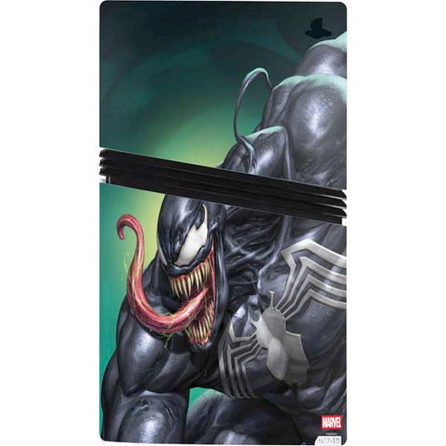 Marvel Venom Symbiote PS5 Pro Console Skin