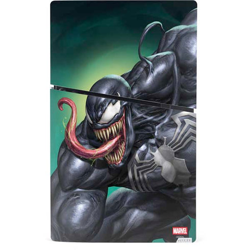 Marvel Venom Symbiote PS5 Slim Digital Edition Bundle Skin
